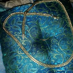 18in 925 14k  gold plated chain